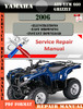 Thumbnail Yamaha ATV YFM 660 Grizzly 2006 Digital Service Repair Manua