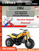 Thumbnail Yamaha ATV YFM YTM200 YTM225 1984 Digital Service Repair Man