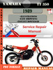Thumbnail Yamaha TT350 1989 Digital Factory Service Repair Manual
