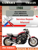 Thumbnail Yamaha VMX12N 1988 Digital Factory Service Repair Manual