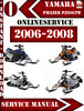Thumbnail Yamaha Phazer PZ50GTW 2006-2008 Digital Service Repair Manual