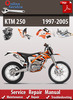 Thumbnail KTM 250 1997-2005 Online Service Repair Manual