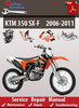 Thumbnail KTM 350 SX-F 2006-2011 Online Service Repair Manual
