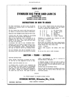 Thumbnail 1957 Evinrude outboard Big Twin & Lark 35 parts manual
