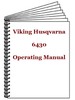 Thumbnail Viking Husqvarna 6430 Operating Manual