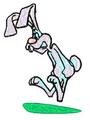 Thumbnail Jumping Rabbit Embroidery Design