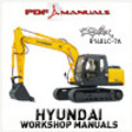 Thumbnail Hyundai Robex R140LC-7A Crawler Excavator Full Service / Workshop Manual. R 140 LC 7 A