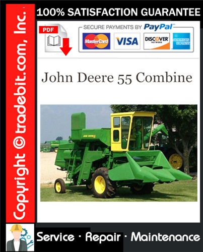 Thumbnail John Deere 55 Combine Service Repair Manual Download ★ Thumbnail John Deere 55 Combine Service Repair Manual Download ★