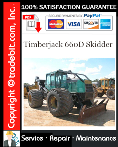 Thumbnail Timberjack 660D Skidder Service Repair Manual Download (S/N: 10EC1223 and up) ★