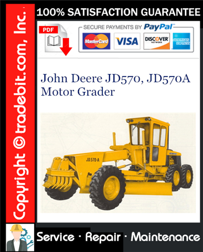 Thumbnail John Deere JD570, JD570A Motor Grader Service Repair Manual Download ★ Thumbnail John Deere JD570, JD570A Motor Grader Service Repair Manual Download ★