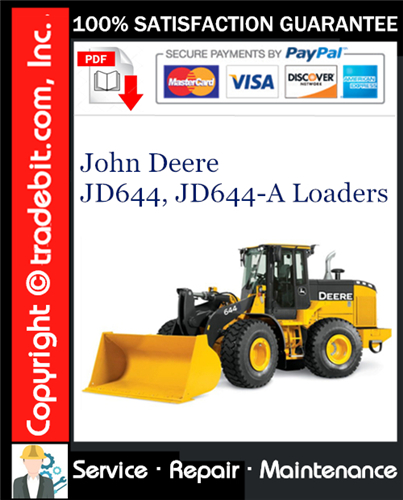 Thumbnail John Deere JD644, JD644-A Loaders Service Repair Manual Download ★ Thumbnail John Deere JD644, JD644-A Loaders Service Repair Manual Download ★