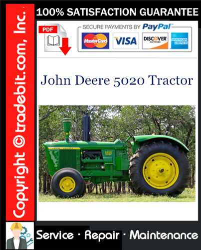 Thumbnail John Deere 5020 Tractor Service Repair Manual Download ★ Thumbnail John Deere 5020 Tractor Service Repair Manual Download ★