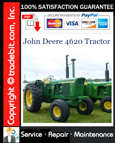 Thumbnail John Deere 4620 Tractor Service Repair Manual Download ★
