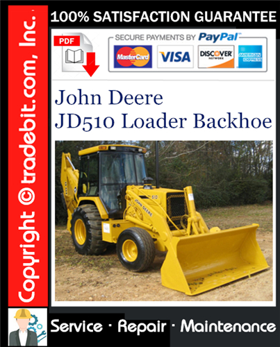 Thumbnail John Deere JD510 Loader Backhoe Service Repair Manual Download ★