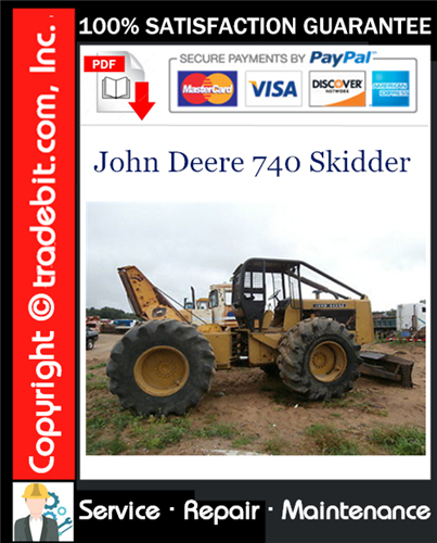 Thumbnail John Deere 740 Skidder Service Repair Manual Download ★