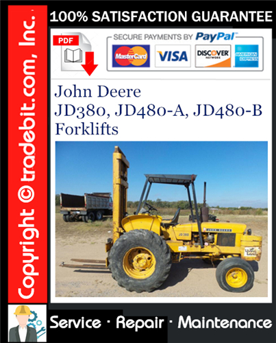 Thumbnail John Deere JD380, JD480-A, JD480-B Forklifts Service Repair Manual Download ★ Thumbnail John Deere JD380, JD480-A, JD480-B Forklifts Service Repair Manual Download ★