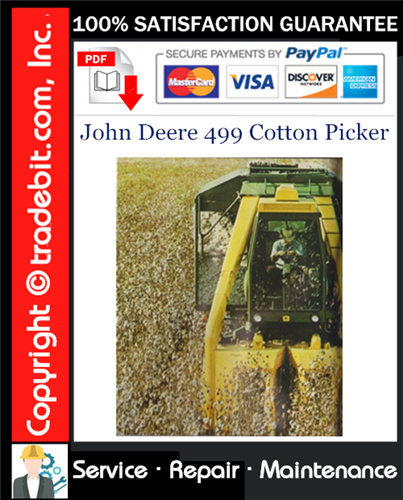 Thumbnail John Deere 499 Cotton Picker Service Repair Manual Download ★ Thumbnail John Deere 499 Cotton Picker Service Repair Manual Download ★