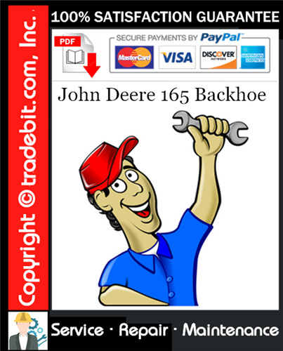 Thumbnail John Deere 165 Backhoe Service Repair Manual Download ★