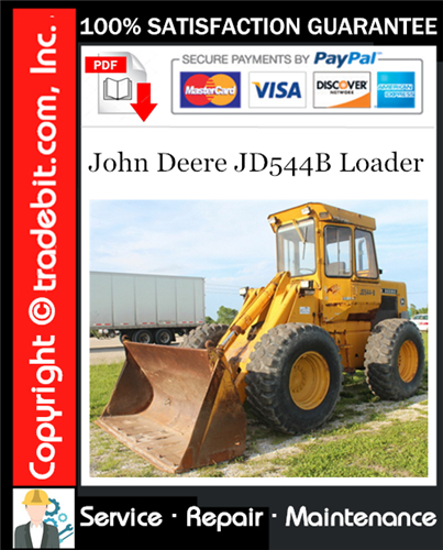 Thumbnail John Deere JD544B Loader Service Repair Manual Download ★