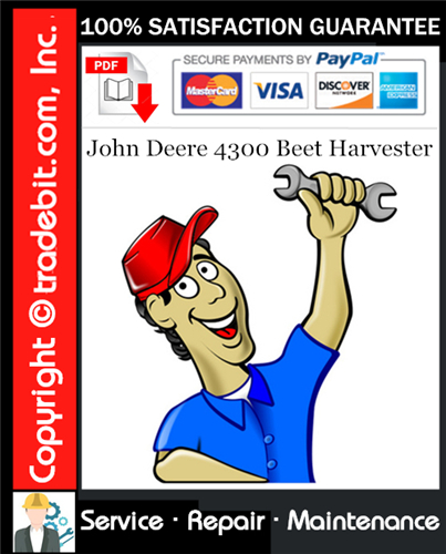 Thumbnail John Deere 4300 Beet Harvester Service Repair Manual Download ★