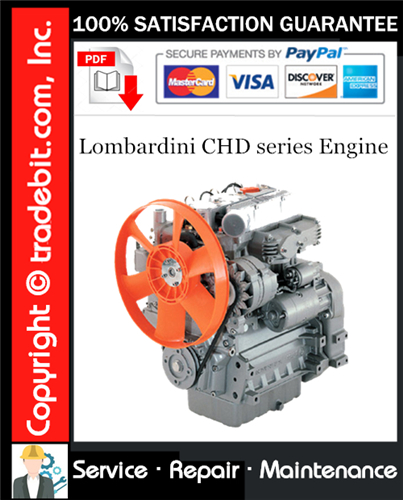 Lombardini CHD series Engine Service Repair Manual Download ★