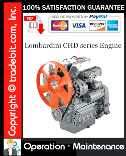 Lombardini CHD series Engine Operation & Maintenance Manual Download ★