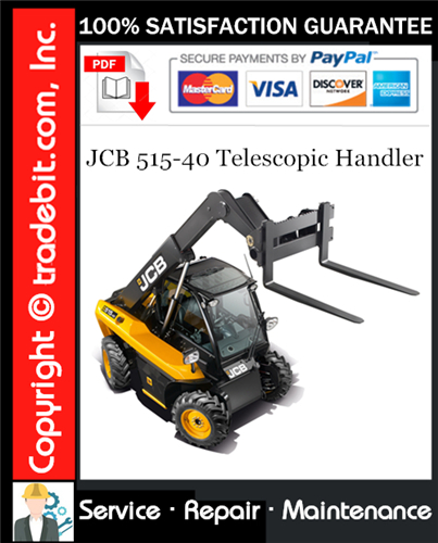 Thumbnail JCB 515-40 Telescopic Handler Service Repair Manual Download ★