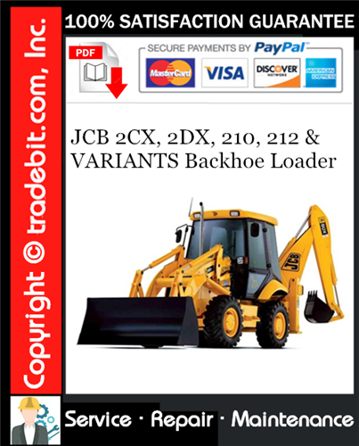 Thumbnail JCB 2CX, 2DX, 210, 212 & VARIANTS Backhoe Loader Service Repair Manual Download ★ Thumbnail JCB 2CX, 2DX, 210, 212 & VARIANTS Backhoe Loader Service Repair Manual Download ★