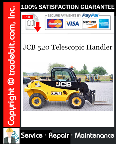 JCB 520 Telescopic Handler Service Repair Manual Download ★