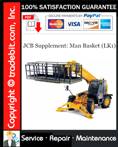 JCB Supplement: Man Basket (LK1) Service Manual Download ★