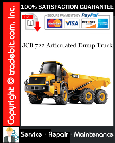Thumbnail JCB 722 Articulated Dump Truck Service Repair Manual Download ★ Thumbnail JCB 722 Articulated Dump Truck Service Repair Manual Download ★