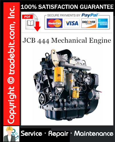 Thumbnail JCB 444 Mechanical Engine Service Repair Manual Download ★ Thumbnail JCB 444 Mechanical Engine Service Repair Manual Download ★