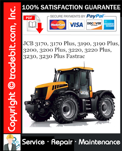Thumbnail JCB 3170, 3170 Plus, 3190, 3190 Plus, 3200, 3200 Plus, 3220, 3220 Plus, 3230, 3230 Plus Fastrac Service Repair Manual Download ★ Thumbnail JCB 3170, 3170 Plus, 3190, 3190 Plus, 3200, 3200 Plus, 3220, 3220 Plus, 3230, 3230 Plus Fastrac Service Repair Manual Download ★