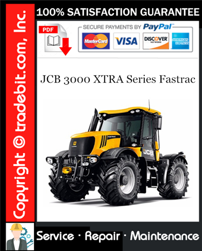 Thumbnail JCB 3000 XTRA Series Fastrac Service Repair Manual Download ★