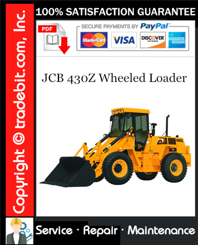 Thumbnail JCB 430Z Wheeled Loader Service Repair Manual Download ★