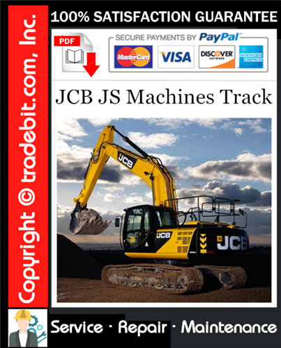 JCB JS Machines Track Service Repair Manual Download ★