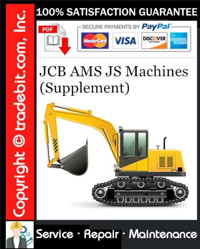 JCB AMS JS Machines (Supplement) Service Repair Manual Download ★