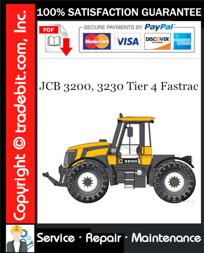 Thumbnail JCB 3200, 3230 Tier 4 Fastrac Service Repair Manual Download ★ Thumbnail JCB 3200, 3230 Tier 4 Fastrac Service Repair Manual Download ★