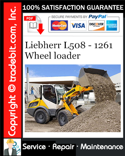 Thumbnail Liebherr L508 - 1261 Wheel loader Service Repair Manual Download ★