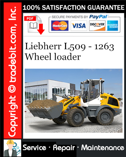 Liebherr L509 - 1263 Wheel loader Service Repair Manual Download ★