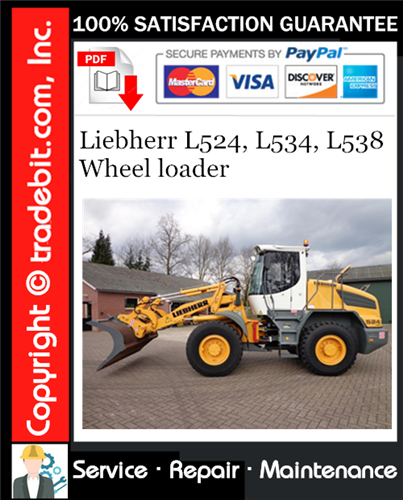 Thumbnail Liebherr L524, L534, L538 Wheel loader Service Repair Manual Download ★
