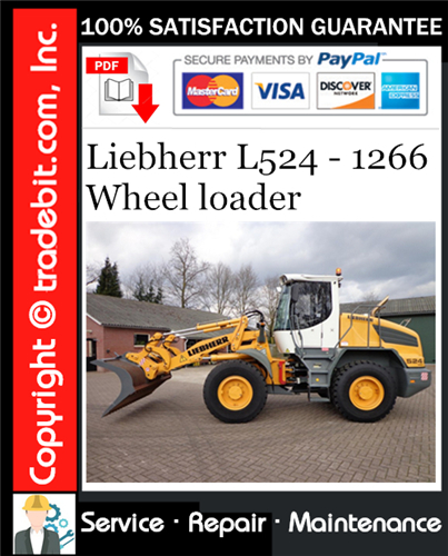 Thumbnail Liebherr L524 - 1266 Wheel loader Service Repair Manual Download ★