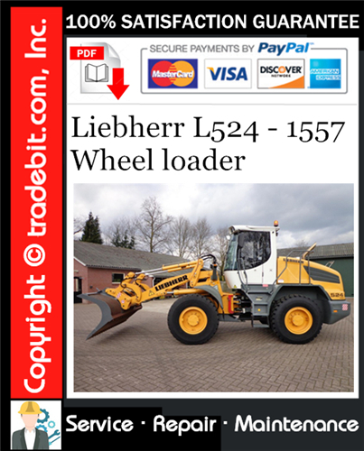 Liebherr L524 - 1557 Wheel loader Service Repair Manual Download ★