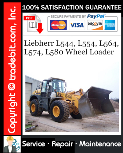 Thumbnail Liebherr L544, L554, L564, L574, L580 Wheel Loader Service Repair Manual Download ★