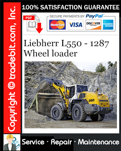 Thumbnail Liebherr L550 - 1287 Wheel loader Service Repair Manual Download ★