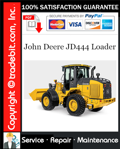 Thumbnail John Deere JD444 Loader Service Repair Manual Download ★