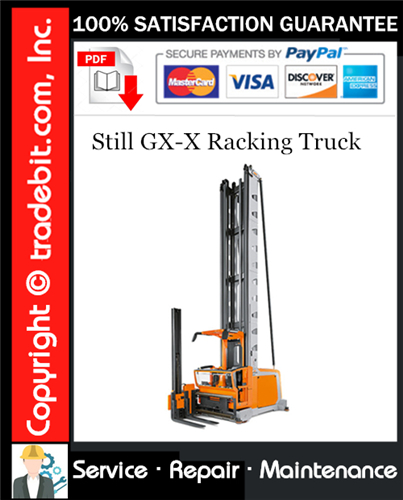 Still GX-X Racking Truck Service Repair Manual Download ★