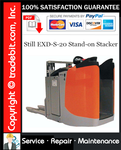 Thumbnail Still EXD-S-20 Stand-on Stacker Service Repair Manual Download ★ Thumbnail Still EXD-S-20 Stand-on Stacker Service Repair Manual Download ★