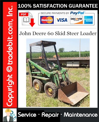Thumbnail John Deere 60 Skid Steer Loader Service Repair Manual Download ★