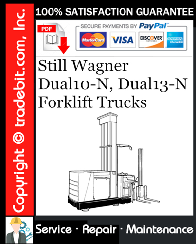 Still Wagner Dual10-N, Dual13-N Forklift Trucks Service Repair Manual Download ★